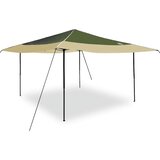 Šator s nadstrešnicom Zelena 395 x 395 x 251 cm tkanina | shoptok.hr