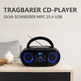 Silva Schneider MPC 25.4 USB crno PLL in prenosno radio/CD predvajalnik/USB MP3 FM-PLL, CD-R, CD-RW, USB | Shoptok.si