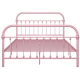  Okvir za krevet ružičasti metalni 160 x 200 cm | Shoptok.si