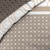 Douceur d intérieur Rjava bombažna posteljnina za zakonsko posteljo/podaljšana z rjuho/6-delna 240x220 cm Pacha – | Shoptok.si