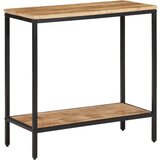 vidaXL Konzolna mizica 70x35x70 cm trden neobdelan mangov les, (21298313) Cene