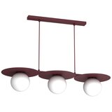  Luster na sajli FLAT 3xE27/15W/230V bordo Cene