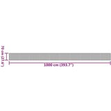  Pravokutni svijetli prirodni 70 x 1000 cm od bambusa | shoptok.hr