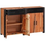  Kreveta 2 pcs Smeđa 110 x 30 x 75 cm Čvrsto drvo akacije | Eponuda.com