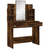  Toaletni stolić LED boja dimljenog hrasta 96 x 40 x 142 cm | shoptok.hr