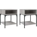  Noćni ormarići 2 kom boja hrasta 40x41x50 cm konstruirano drvo | shoptok.hr