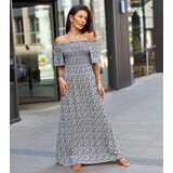 UR/CEO Navy floral maxi dress Ilario | Shoptok.si
