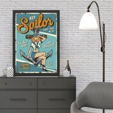 Wallity uramljena slika Sailor, 55x75 cm Cene