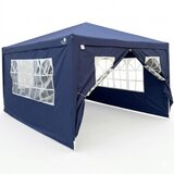  Saska Garden 1067834 vrtni paviljon 3 &amp;times; 4 m s 4 stranice- tamnoplavi Slike