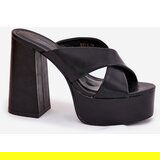 Boto Women's Platform And Block Heels Sandals Black Lenobos | shoptok.hr