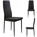 ModernHome set stolica za blagovaonicu DC860-4 crni