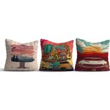 Opviq set 3 jastučnice 43x43cm Šareni | ePonuda.com