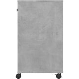  Stalak za pisač s kotačima betonska siva 60 x 40 x 68,5 cm | shoptok.hr