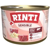  Varčno pakiranje RINTI Sensible 24 x 185 g - Govedina & riž | shoptok.hr