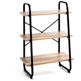 CARRYHOME regal 60/93/36 cm črna, barve hrasta | Shoptok.si