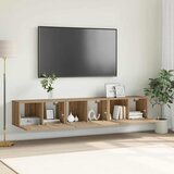  Set TV komoda 3 kom. Smeđa Konstruirano drvo | shoptok.hr