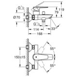 Grohe bauedge slavina za kadu 23604001 | ePonuda.com