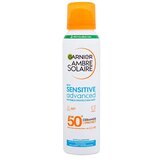 Garnier Ambre Solaire Sensitive Advanced Invisible Protection Mist SPF50+ meglica za zaščito pred soncem za telo 150 ml Cene