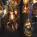 Toolight Staklena stropna svjetiljka APP328-1CP jantar | shoptok.hr