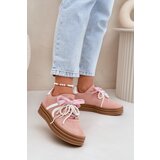 Boto Women Sneakers On Platform With Decorations Pink Vinness | Shoptok.si