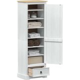  Ormari s ladicama Bijelo 55 x 38 x 170 cm Čvrsto borovo drvo - Bijelo | shoptok.hr