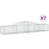  Lučne gabionske košare 7 kom 300x50x40/60 cm pocinčano željezo | shoptok.hr