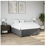 vidaXL Okvir kreveta bez madraca tamnosivi 140 x 200 cm od tkanine Cijene