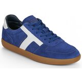 Tommy Hilfiger Nizke superge TH TRIBECA SNEAKER SUEDE Modra u