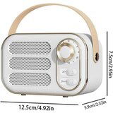 Generic Retro zvočnik s 361-stopinjskim stereo učinkom mini zvočnik retro radijski zvočnik za dekoracijo doma na prostem, (21124599) | Shoptok.si