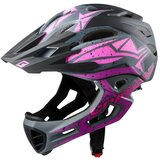 Cratoni kolesarska čelada C-Maniac Pro, 54-58 cm, črna/roza/vijolična mat | Shoptok.si