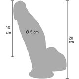 Inferno ultra realističen silikonski dildo "" 18 cm (R20750) | Shoptok.si