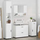  Set namještaja za kupaonicu 4 kom. Bijelo | shoptok.hr