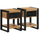 vidaXL Nočna omarica 2 kosa trden robusten mangov les | Shoptok.si