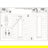  Stropna svetilka LAGOS 30 bela, (21347757) | Shoptok.si