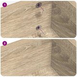  Ljepljiva Pokrivač za Vijake 12 pcs Sonoma hrast Ø 20 x 0 5 mm | shoptok.hr