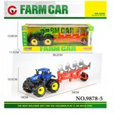 Hk Mini igračka farmerski traktor, plavo-crveni ( A090566 )