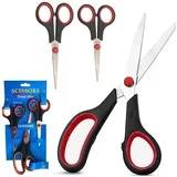 Set od 3 univerzalne oštre uredske škare do 20 cm