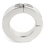 Hinged Magnetic Cockring 50mm Silver