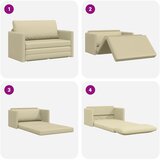  Krevet na razvlačenje Krema 124 x 71 x 78 cm Umjetna koža | shoptok.hr