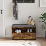 Klupa za hodnik s jastukom Dimljeni Hrast 80 x 38 x 46 cm | Eponuda.com