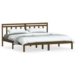  Okvir za krevet od masivne borovine boja meda 200 x 200 cm | shoptok.hr