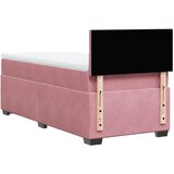 Box spring krevet s madracem ružičasti 100x200 cm baršunasti | Eponuda.com