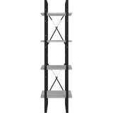 Ormarić za knjige s 4 razine boja hrasta 40x30x140 cm drveni | Eponuda.com