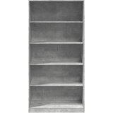  Ormar siva boja betona 100 x 50 x 200 cm od konstruiranog drva | Eponuda.com