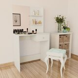 vidaXL Mizica za ličenje iz ivernih plošč 75x40x141 cm bele barve Cene