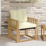  Zunanji kavč Masivno akacijevo les in Textilene Bela, (5000269898) | Shoptok.si