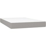  Box spring s madracem LED svjetlosivi 120x200 cm tkanina | shoptok.hr