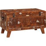 vidaXL Shranjevalna škatla 70 x 35 x 40 cm trden predelan les | Shoptok.si