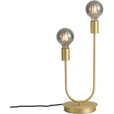 QAZQA Art Deco namizna svetilka medenina 2-luči - Tuning | Shoptok.si