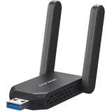 MA72XH AX1800 High Gain Wi-Fi 6 USB Adapter, 574 Mbps at 2.4 GHz + 1201 Mbps at 5 GHz, 2 x High Gain External Antenna, USB 3.0, MU-MIMO, OFDMA, Beamforming, WPA3